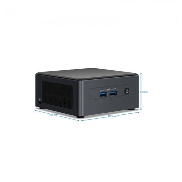 Mini PC with dual m.2 NVMe and 2.5 inch SSD storage