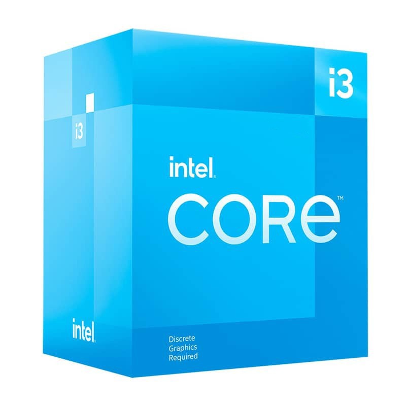 Processeur intel core i3-13100 3,4 Ghz, gen 13 raptor lake