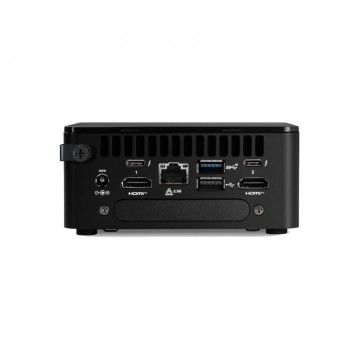 A mini PC with multiple ports, for 4 screens to display with Wifi 6, Bluetooth® 5.2