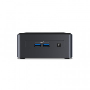 Small computer with front USB ports, dual SSD storage
