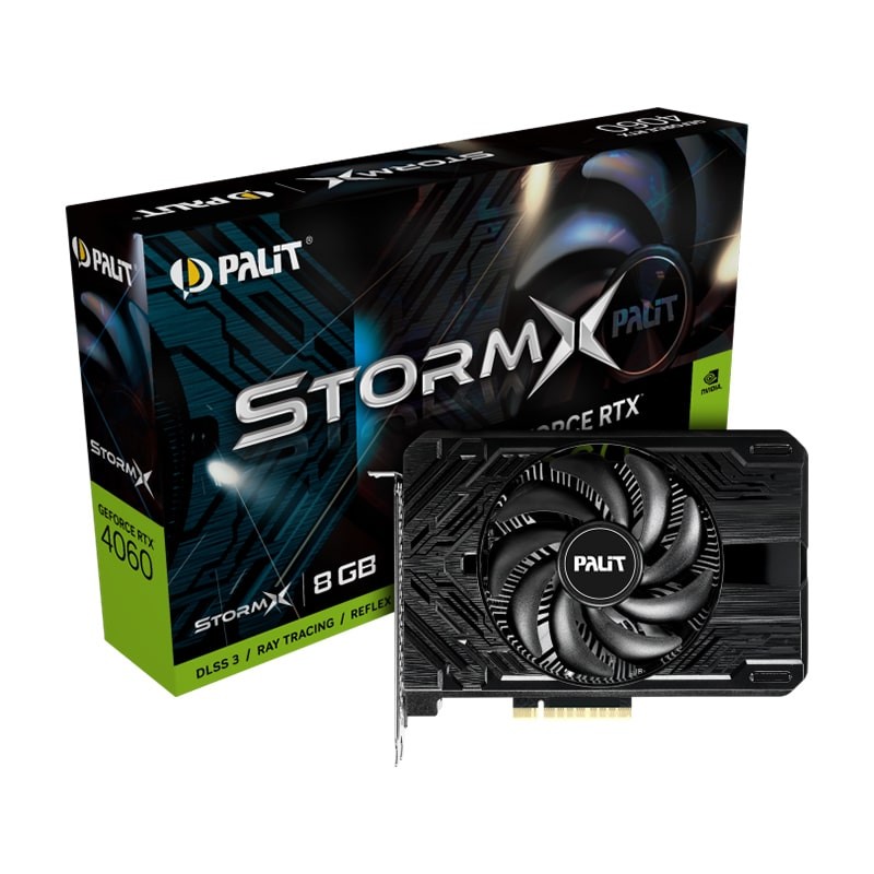 GeForce RTX™ 4060Ti StormX 8GB - Mono Fan RTX gen 3, DLSS 3