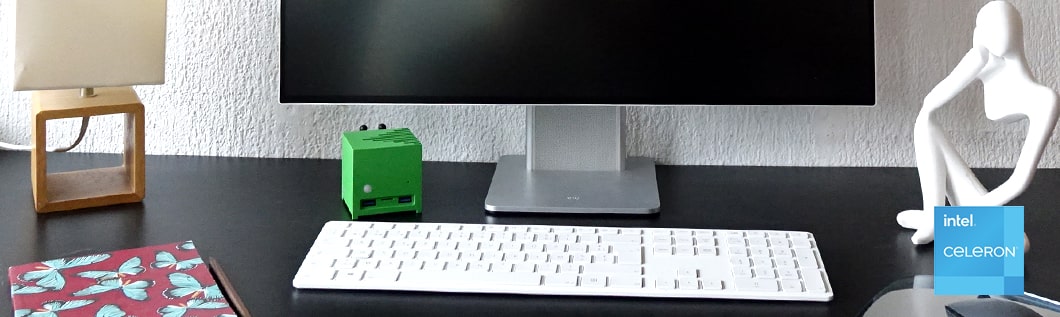 Mini Kubb Blau - Der kleinste lüfterlose Mini PC der Welt