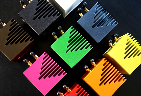 A fanless mini computer available in 9 colors