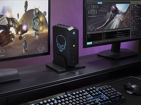 Mini Intel serpent canyon gaming PC for gaming and streaming